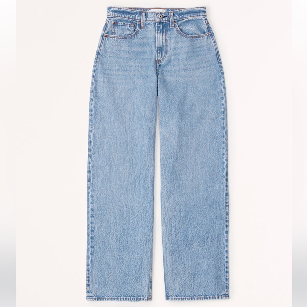ABERCROMBIE Mid Rise Ultra Wide Leg Jean NWT